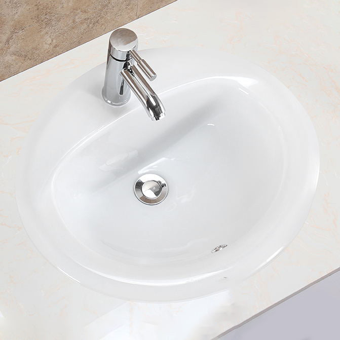 Oval Undermount Bathroom Sink Porcelain Shut-Off Valve Included Bathroom Sink Clearhalo 'Bathroom Remodel & Bathroom Fixtures' 'Bathroom Sinks & Faucet Components' 'Bathroom Sinks' 'bathroom_sink' 'Home Improvement' 'home_improvement' 'home_improvement_bathroom_sink' 7183219