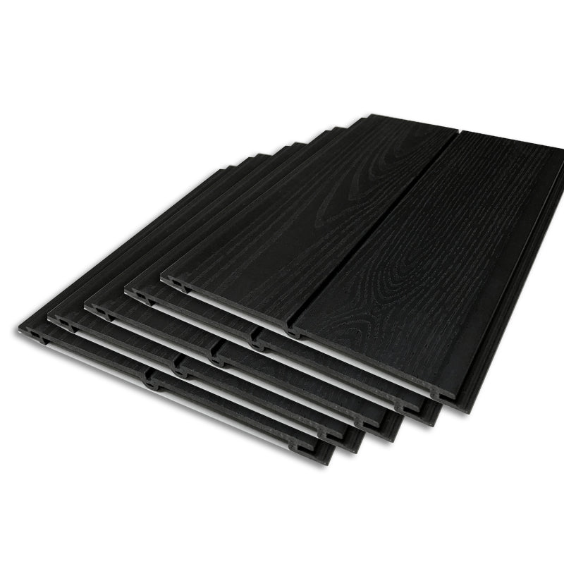 Textured Paneling Wood Shiplap Water Resistant Fireproof Wall Paneling Black Clearhalo 'Flooring 'Home Improvement' 'home_improvement' 'home_improvement_wall_paneling' 'Wall Paneling' 'wall_paneling' 'Walls & Ceilings' Walls and Ceiling' 7183471