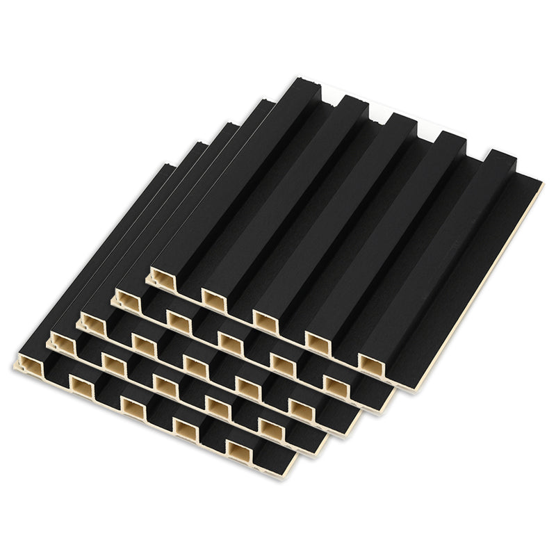 Shiplap Wall Panel Wood Fireproof Indoor Modern Water Resistant Wall Panel Black Clearhalo 'Flooring 'Home Improvement' 'home_improvement' 'home_improvement_wall_paneling' 'Wall Paneling' 'wall_paneling' 'Walls & Ceilings' Walls and Ceiling' 7183481