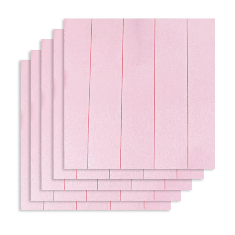 Contemporary Backsplash Panels Plastic Backsplash Panels for Living Room Pink 10-Piece Set Clearhalo 'Flooring 'Home Improvement' 'home_improvement' 'home_improvement_wall_paneling' 'Wall Paneling' 'wall_paneling' 'Walls & Ceilings' Walls and Ceiling' 7183542