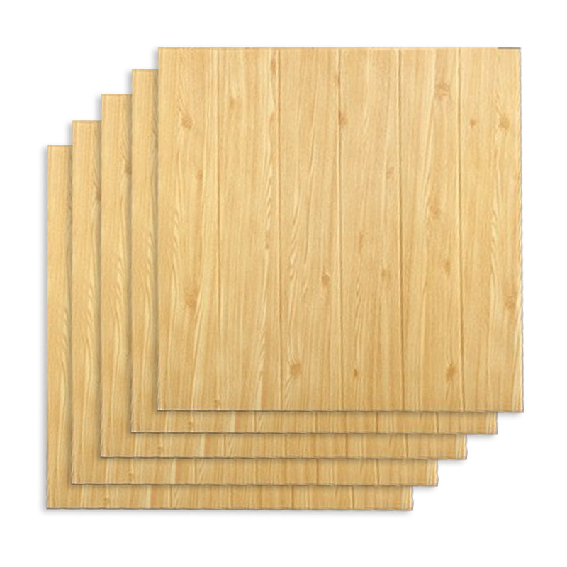 Contemporary Backsplash Panels Plastic Backsplash Panels for Living Room Natural 10-Piece Set Clearhalo 'Flooring 'Home Improvement' 'home_improvement' 'home_improvement_wall_paneling' 'Wall Paneling' 'wall_paneling' 'Walls & Ceilings' Walls and Ceiling' 7183561