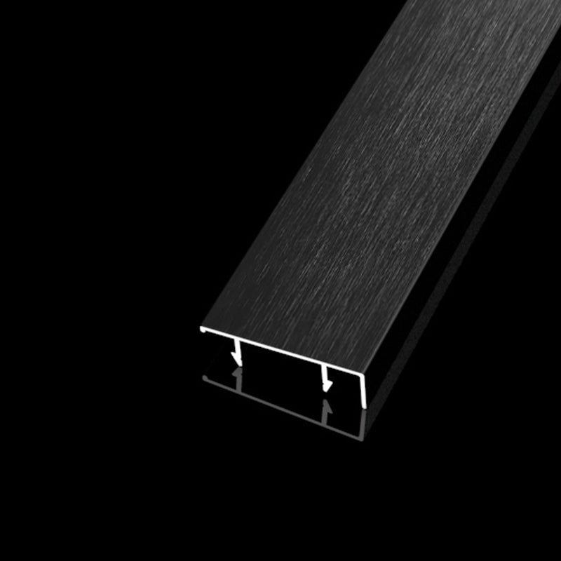 Fade Resistant Siding Panel Indoor Metal Modern Waterproof Tin Backsplash Panel Gloss Black 2" Clearhalo 'Flooring 'Home Improvement' 'home_improvement' 'home_improvement_wall_paneling' 'Wall Paneling' 'wall_paneling' 'Walls & Ceilings' Walls and Ceiling' 7183603