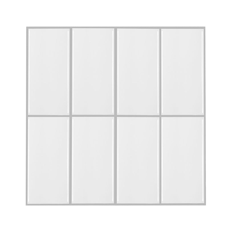Plastic Peel & Stick Subway Tile Modern Simple Peel & Stick Subway Tile Clearhalo 'Flooring 'Home Improvement' 'home_improvement' 'home_improvement_peel_stick_blacksplash' 'Peel & Stick Backsplash Tile' 'peel_stick_blacksplash' 'Walls & Ceilings' Walls and Ceiling' 7183695