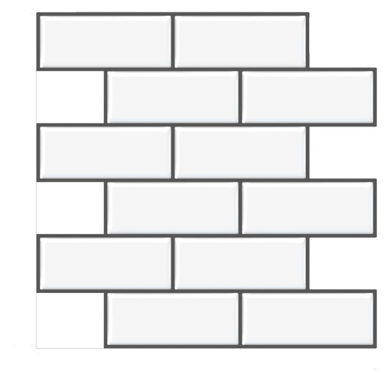 PVC Peel and Stick Tiles Waterproof Peel and Stick Tiles with Square Shape Clearhalo 'Flooring 'Home Improvement' 'home_improvement' 'home_improvement_peel_stick_blacksplash' 'Peel & Stick Backsplash Tile' 'peel_stick_blacksplash' 'Walls & Ceilings' Walls and Ceiling' 7183756