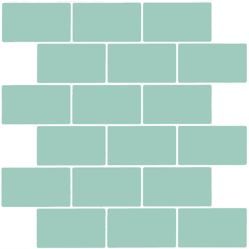 PVC Peel and Stick Tiles Waterproof Peel and Stick Tiles with Square Shape Green Clearhalo 'Flooring 'Home Improvement' 'home_improvement' 'home_improvement_peel_stick_blacksplash' 'Peel & Stick Backsplash Tile' 'peel_stick_blacksplash' 'Walls & Ceilings' Walls and Ceiling' 7183765