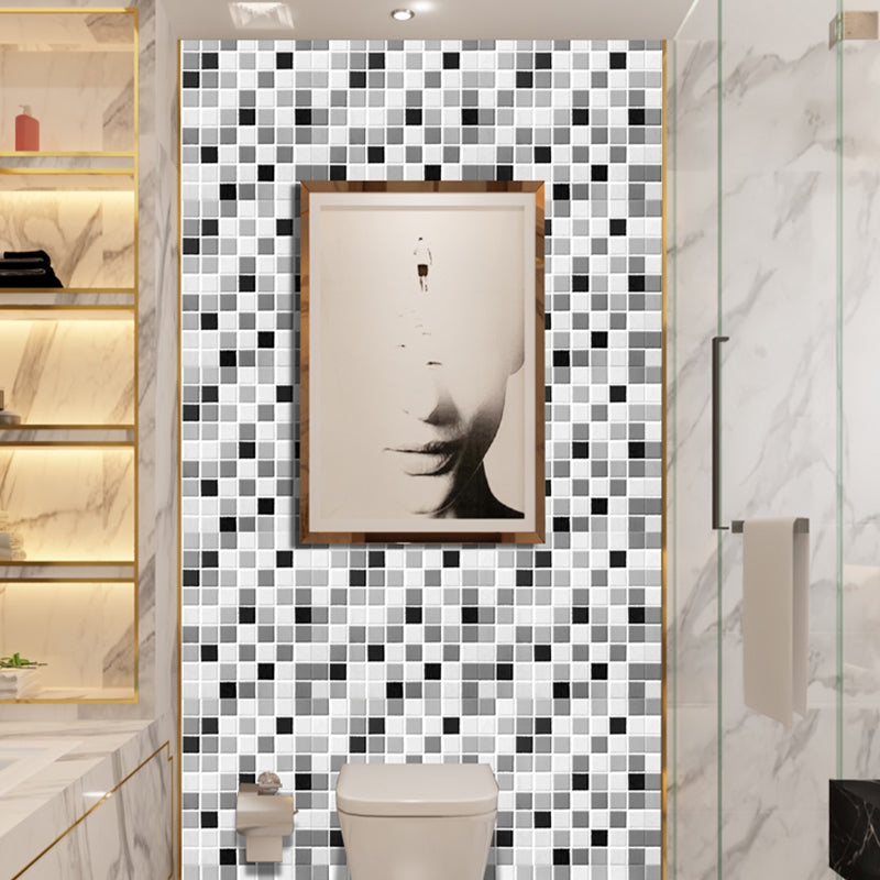 Waterproof Peel & Stick PVC Mosaic Tile Mosaic Tile Wallpaper Clearhalo 'Flooring 'Home Improvement' 'home_improvement' 'home_improvement_peel_stick_blacksplash' 'Peel & Stick Backsplash Tile' 'peel_stick_blacksplash' 'Walls & Ceilings' Walls and Ceiling' 7183798