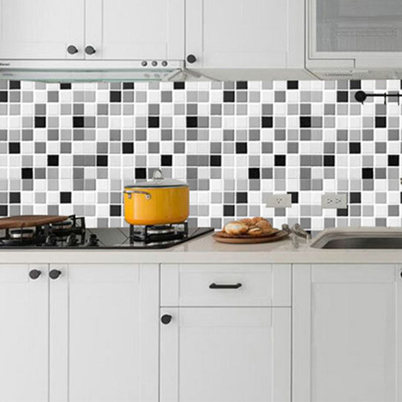 Waterproof Peel & Stick PVC Mosaic Tile Mosaic Tile Wallpaper Clearhalo 'Flooring 'Home Improvement' 'home_improvement' 'home_improvement_peel_stick_blacksplash' 'Peel & Stick Backsplash Tile' 'peel_stick_blacksplash' 'Walls & Ceilings' Walls and Ceiling' 7183802
