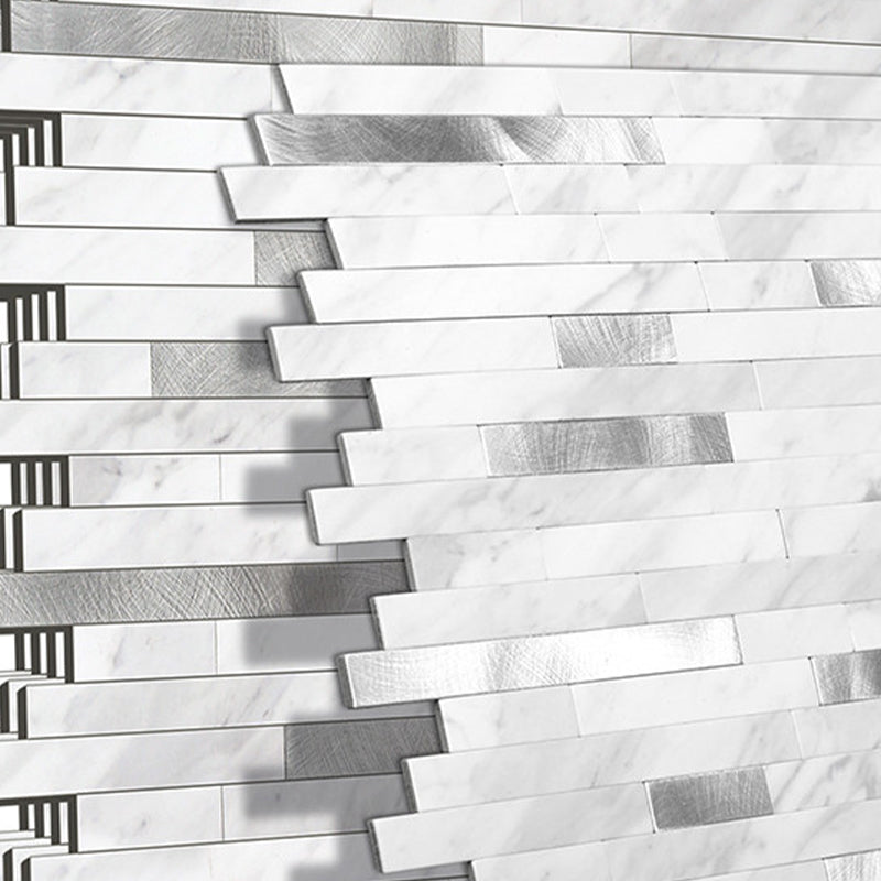 Modern Peel & Stick Subway Tile Waterproof Peel & Stick Subway Tile Clearhalo 'Flooring 'Home Improvement' 'home_improvement' 'home_improvement_peel_stick_blacksplash' 'Peel & Stick Backsplash Tile' 'peel_stick_blacksplash' 'Walls & Ceilings' Walls and Ceiling' 7183813