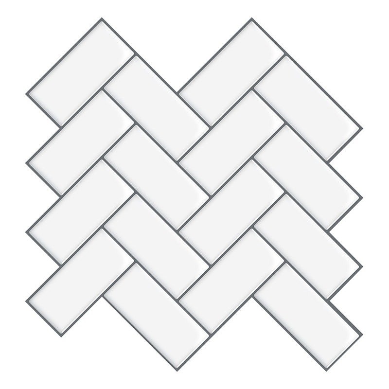 PVC Subway Tile Wallpaper Waterproof Peel and Stick Backsplash Tile White Clearhalo 'Flooring 'Home Improvement' 'home_improvement' 'home_improvement_peel_stick_blacksplash' 'Peel & Stick Backsplash Tile' 'peel_stick_blacksplash' 'Walls & Ceilings' Walls and Ceiling' 7183825