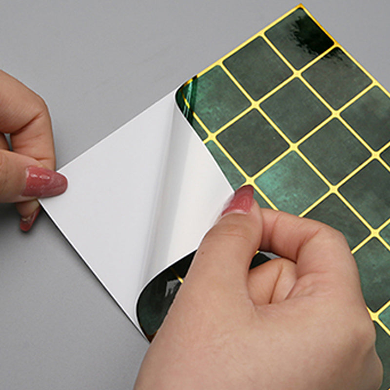 Mosaic Tile Wallpaper PVC Square Shape Peel and Stick Backsplash Clearhalo 'Flooring 'Home Improvement' 'home_improvement' 'home_improvement_peel_stick_blacksplash' 'Peel & Stick Backsplash Tile' 'peel_stick_blacksplash' 'Walls & Ceilings' Walls and Ceiling' 7183854