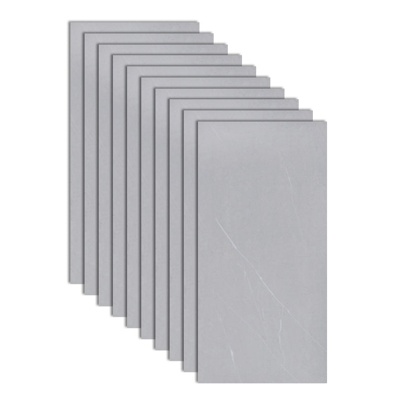 Field Tile Wallpaper Waterproof Peel and Stick Backsplash Wall Tile Light Gray 1'4" x 2'7" 10-Piece Set Clearhalo 'Flooring 'Home Improvement' 'home_improvement' 'home_improvement_peel_stick_blacksplash' 'Peel & Stick Backsplash Tile' 'peel_stick_blacksplash' 'Walls & Ceilings' Walls and Ceiling' 7183865