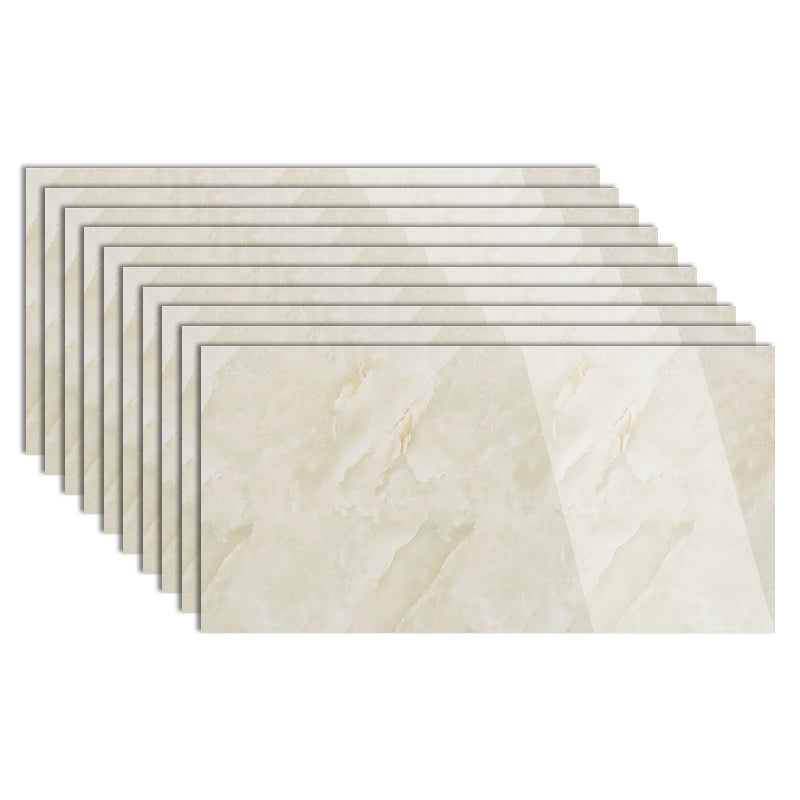 Field Tile Wallpaper Waterproof Peel and Stick Backsplash Wall Tile Beige 1'6" x 3' 10-Piece Set Clearhalo 'Flooring 'Home Improvement' 'home_improvement' 'home_improvement_peel_stick_blacksplash' 'Peel & Stick Backsplash Tile' 'peel_stick_blacksplash' 'Walls & Ceilings' Walls and Ceiling' 7183881