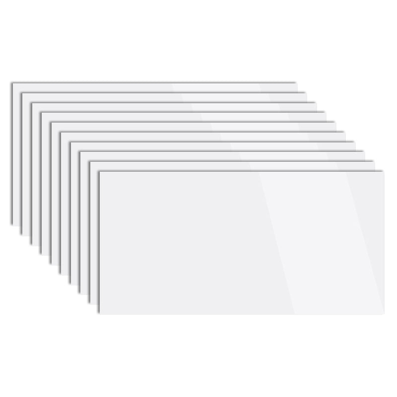 Field Tile Wallpaper Waterproof Peel and Stick Backsplash Wall Tile Gloss White 1'6" x 3' 10-Piece Set Clearhalo 'Flooring 'Home Improvement' 'home_improvement' 'home_improvement_peel_stick_blacksplash' 'Peel & Stick Backsplash Tile' 'peel_stick_blacksplash' 'Walls & Ceilings' Walls and Ceiling' 7183884