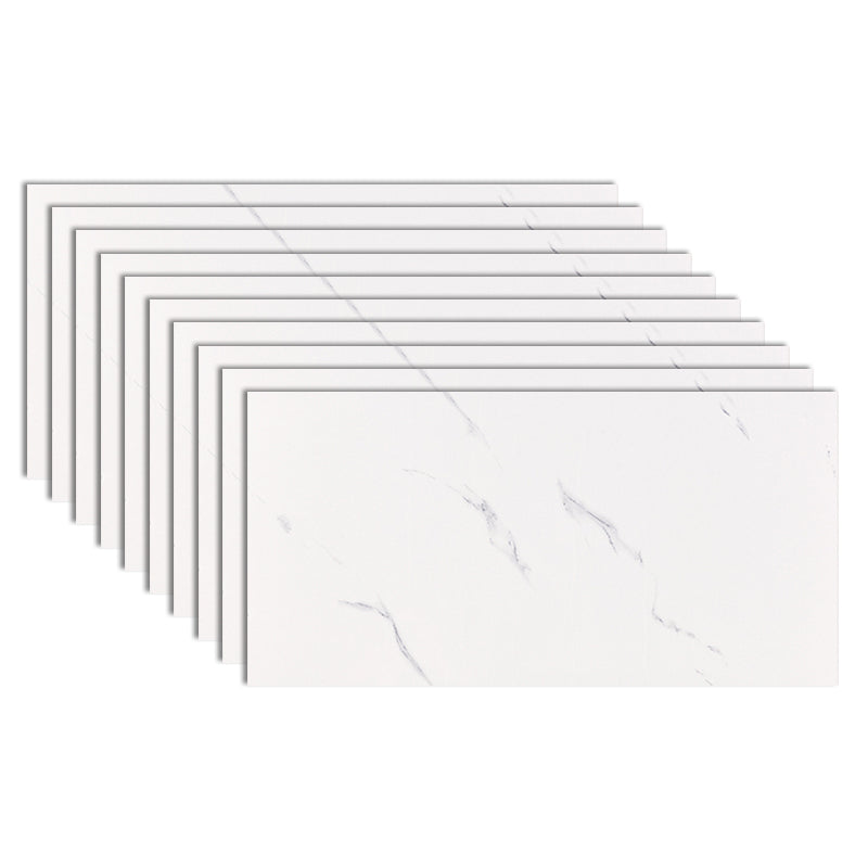 Field Tile Wallpaper Waterproof Peel and Stick Backsplash Wall Tile Off-White 1' x 2' 10-Piece Set Clearhalo 'Flooring 'Home Improvement' 'home_improvement' 'home_improvement_peel_stick_blacksplash' 'Peel & Stick Backsplash Tile' 'peel_stick_blacksplash' 'Walls & Ceilings' Walls and Ceiling' 7183887