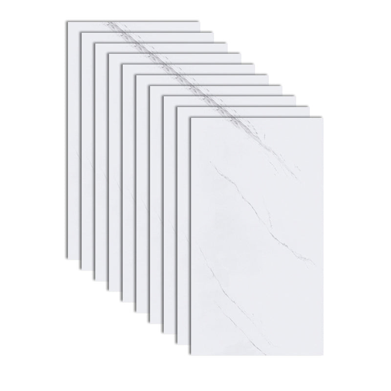 Field Tile Wallpaper Waterproof Peel and Stick Backsplash Wall Tile Ivory 1'4" x 2'7" 10-Piece Set Clearhalo 'Flooring 'Home Improvement' 'home_improvement' 'home_improvement_peel_stick_blacksplash' 'Peel & Stick Backsplash Tile' 'peel_stick_blacksplash' 'Walls & Ceilings' Walls and Ceiling' 7183891