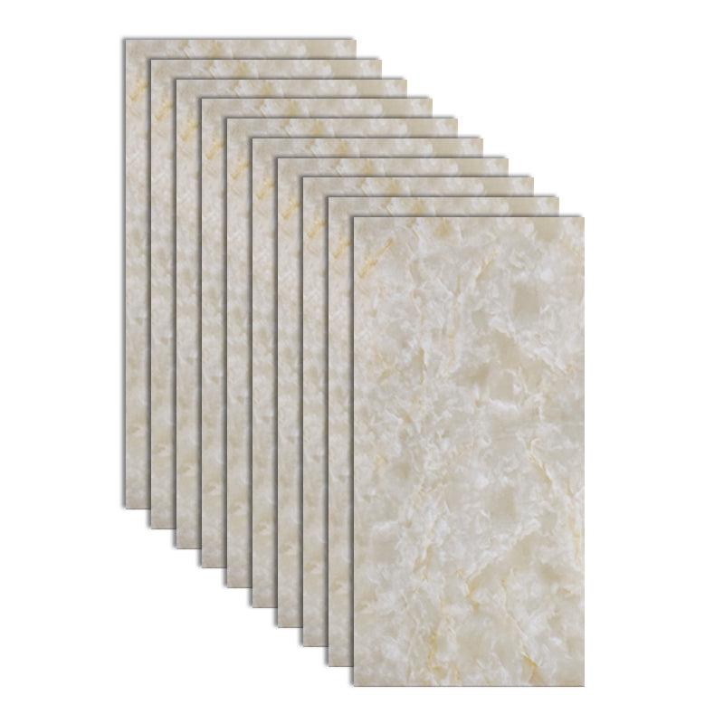 Field Tile Wallpaper Waterproof Peel and Stick Backsplash Wall Tile Light Yellow-Brown 1'4" x 2'7" 10-Piece Set Clearhalo 'Flooring 'Home Improvement' 'home_improvement' 'home_improvement_peel_stick_blacksplash' 'Peel & Stick Backsplash Tile' 'peel_stick_blacksplash' 'Walls & Ceilings' Walls and Ceiling' 7183892
