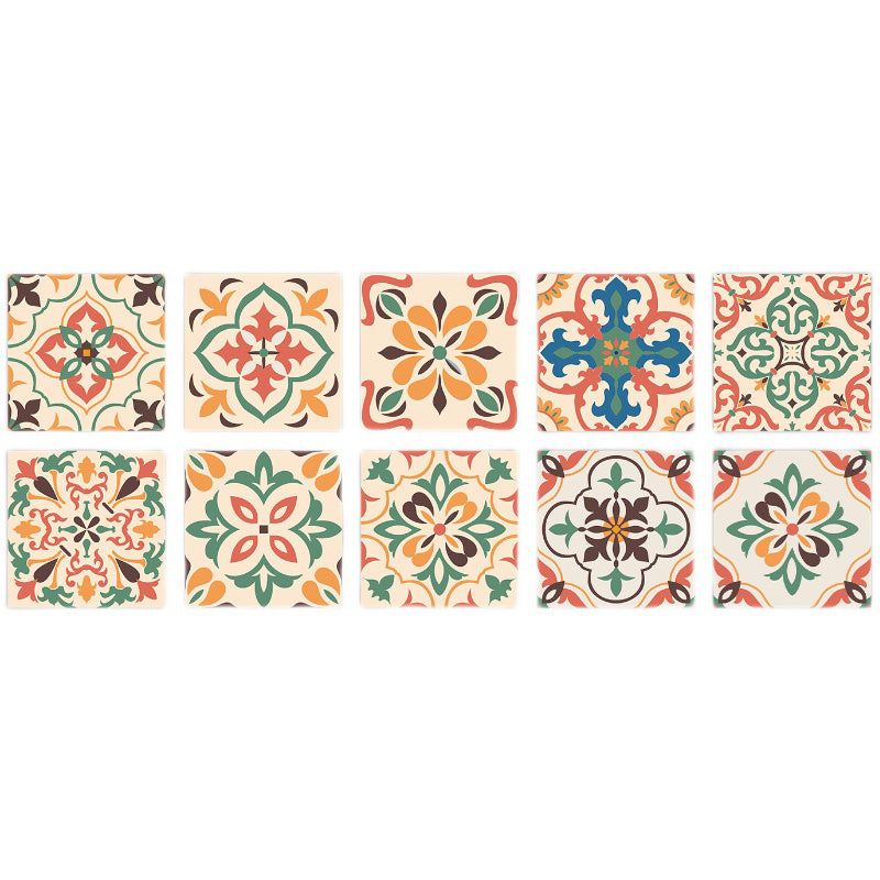 PVC Peel and Stick Backsplash Mosaic Tile Wallpaper with Square Shape Clearhalo 'Flooring 'Home Improvement' 'home_improvement' 'home_improvement_peel_stick_blacksplash' 'Peel & Stick Backsplash Tile' 'peel_stick_blacksplash' 'Walls & Ceilings' Walls and Ceiling' 7183905