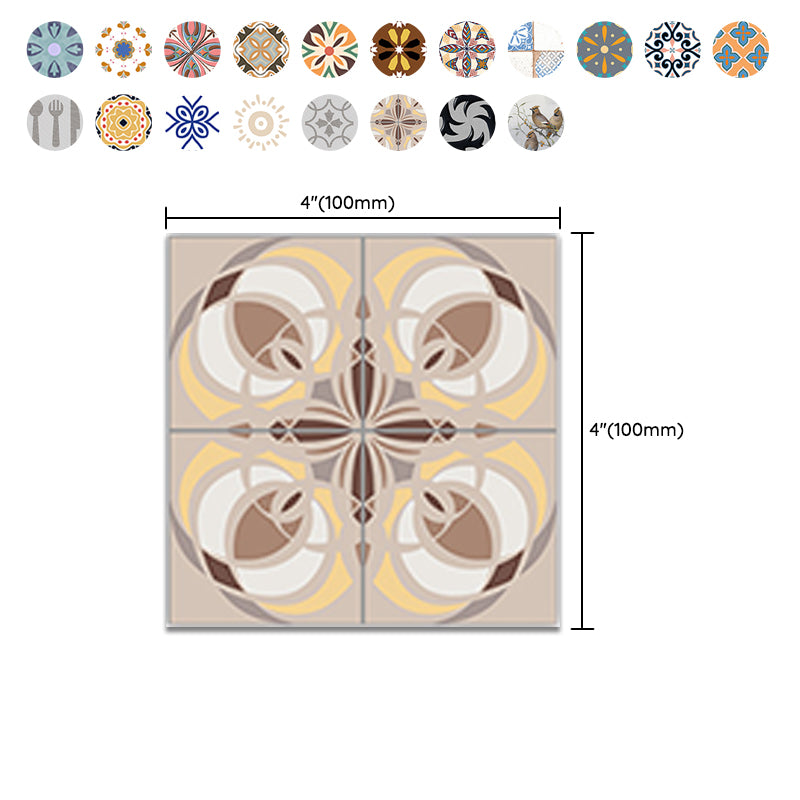 PVC Peel and Stick Backsplash Mosaic Tile Wallpaper with Square Shape Clearhalo 'Flooring 'Home Improvement' 'home_improvement' 'home_improvement_peel_stick_blacksplash' 'Peel & Stick Backsplash Tile' 'peel_stick_blacksplash' 'Walls & Ceilings' Walls and Ceiling' 7183925