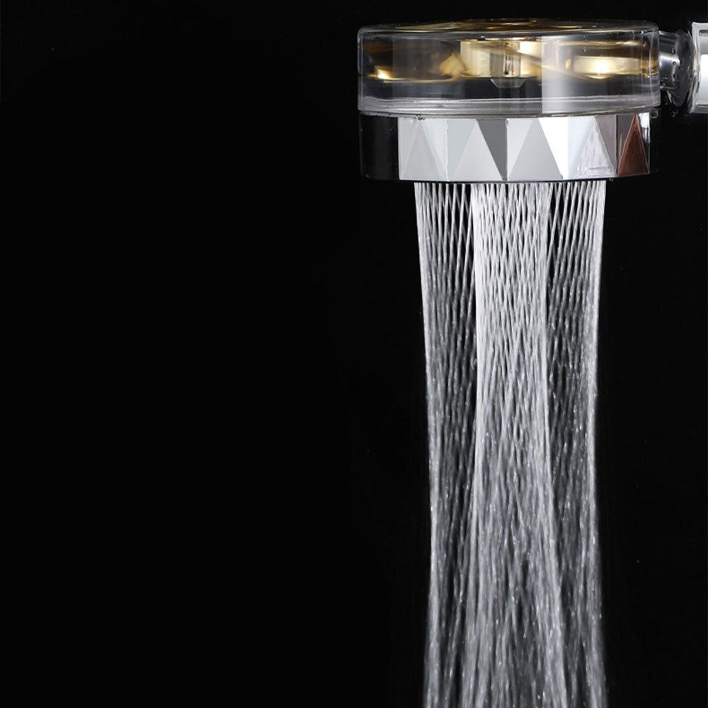 Contemporary Handheld Supercharged Shower Head Round Spray Head Clearhalo 'Bathroom Remodel & Bathroom Fixtures' 'Home Improvement' 'home_improvement' 'home_improvement_shower_heads' 'Shower Heads' 'shower_heads' 'Showers & Bathtubs Plumbing' 'Showers & Bathtubs' 7183966