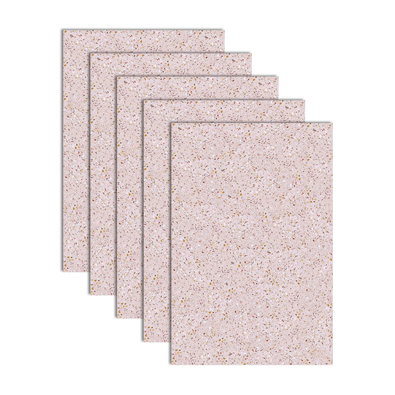 Single Tile Wallpaper PVC Waterproof Peel and Stick Backsplash Tile Pink 2' x 2'11" 5-Piece Set Clearhalo 'Flooring 'Home Improvement' 'home_improvement' 'home_improvement_peel_stick_blacksplash' 'Peel & Stick Backsplash Tile' 'peel_stick_blacksplash' 'Walls & Ceilings' Walls and Ceiling' 7184340