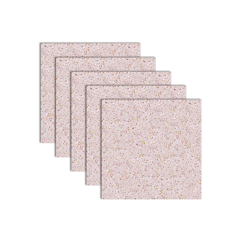 Single Tile Wallpaper PVC Waterproof Peel and Stick Backsplash Tile Pink 5-Piece Set Clearhalo 'Flooring 'Home Improvement' 'home_improvement' 'home_improvement_peel_stick_blacksplash' 'Peel & Stick Backsplash Tile' 'peel_stick_blacksplash' 'Walls & Ceilings' Walls and Ceiling' 7184355
