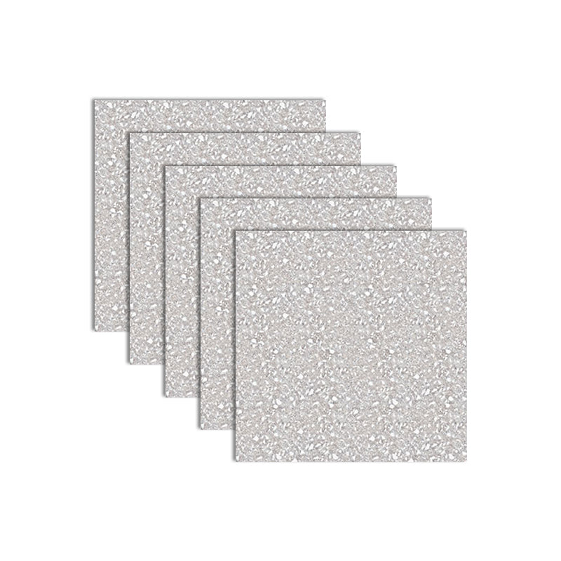 Single Tile Wallpaper PVC Waterproof Peel and Stick Backsplash Tile Light Gray 5-Piece Set Clearhalo 'Flooring 'Home Improvement' 'home_improvement' 'home_improvement_peel_stick_blacksplash' 'Peel & Stick Backsplash Tile' 'peel_stick_blacksplash' 'Walls & Ceilings' Walls and Ceiling' 7184357