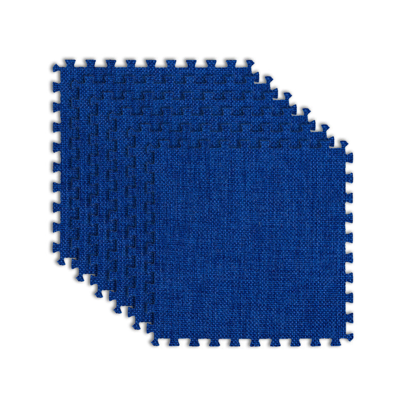 Modern Floor Tile Foam Interlocking Stain Resistant Indoor Floor Carpet Tile Royal Blue 24"L x 24"W Clearhalo 'Carpet Tiles & Carpet Squares' 'carpet_tiles_carpet_squares' 'Flooring 'Home Improvement' 'home_improvement' 'home_improvement_carpet_tiles_carpet_squares' Walls and Ceiling' 7184718