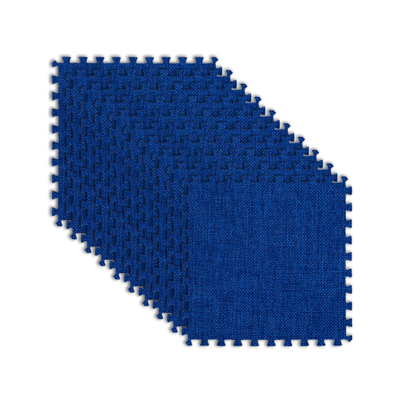 Modern Floor Tile Foam Interlocking Stain Resistant Indoor Floor Carpet Tile Royal Blue Clearhalo 'Carpet Tiles & Carpet Squares' 'carpet_tiles_carpet_squares' 'Flooring 'Home Improvement' 'home_improvement' 'home_improvement_carpet_tiles_carpet_squares' Walls and Ceiling' 7184720