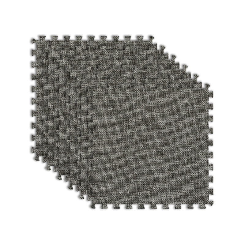 Modern Floor Tile Foam Interlocking Stain Resistant Indoor Floor Carpet Tile Grey 24"L x 24"W Clearhalo 'Carpet Tiles & Carpet Squares' 'carpet_tiles_carpet_squares' 'Flooring 'Home Improvement' 'home_improvement' 'home_improvement_carpet_tiles_carpet_squares' Walls and Ceiling' 7184727