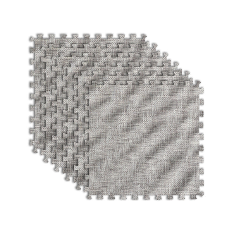 Modern Floor Tile Foam Interlocking Stain Resistant Indoor Floor Carpet Tile Dark Gray 24"L x 24"W Clearhalo 'Carpet Tiles & Carpet Squares' 'carpet_tiles_carpet_squares' 'Flooring 'Home Improvement' 'home_improvement' 'home_improvement_carpet_tiles_carpet_squares' Walls and Ceiling' 7184738