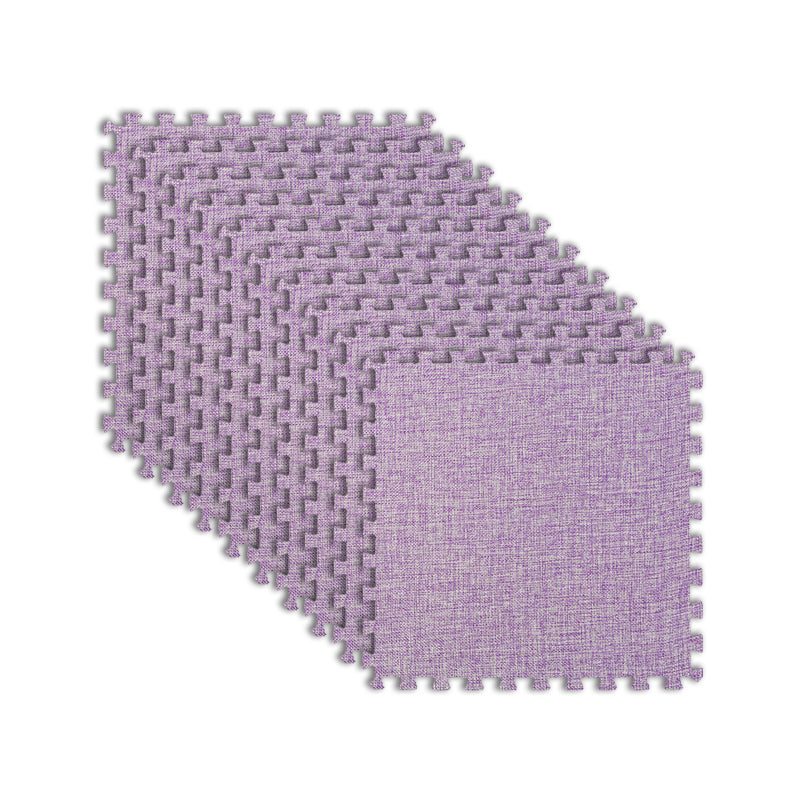 Modern Floor Tile Foam Interlocking Stain Resistant Indoor Floor Carpet Tile Purple Clearhalo 'Carpet Tiles & Carpet Squares' 'carpet_tiles_carpet_squares' 'Flooring 'Home Improvement' 'home_improvement' 'home_improvement_carpet_tiles_carpet_squares' Walls and Ceiling' 7184748