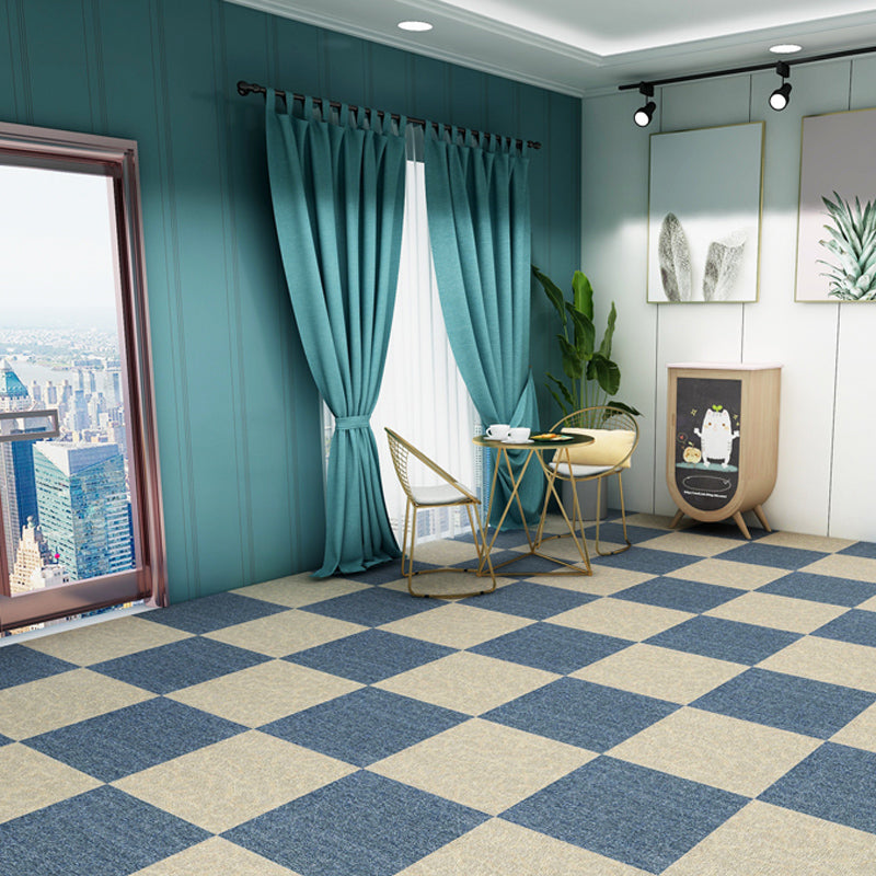 Peel & Stick Vinyl Flooring Low Gloss Marble Look Vinyl Flooring Blue-Yellow Clearhalo 'Flooring 'Home Improvement' 'home_improvement' 'home_improvement_vinyl_flooring' 'Vinyl Flooring' 'vinyl_flooring' Walls and Ceiling' 7184784