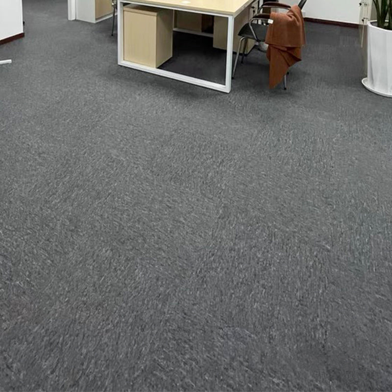 Modern Carpet Floor Tile Self Adhesive Level Loop Fade Resistant Carpet Tile Pewter Clearhalo 'Carpet Tiles & Carpet Squares' 'carpet_tiles_carpet_squares' 'Flooring 'Home Improvement' 'home_improvement' 'home_improvement_carpet_tiles_carpet_squares' Walls and Ceiling' 7184812