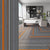 Modern Carpet Floor Tile Self Adhesive Level Loop Fade Resistant Carpet Tile Grey/ Orange Clearhalo 'Carpet Tiles & Carpet Squares' 'carpet_tiles_carpet_squares' 'Flooring 'Home Improvement' 'home_improvement' 'home_improvement_carpet_tiles_carpet_squares' Walls and Ceiling' 7184834