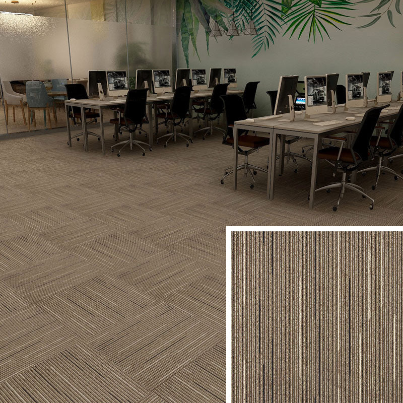 Modern Carpet Floor Tile Self Adhesive Level Loop Fade Resistant Carpet Tile Camel Clearhalo 'Carpet Tiles & Carpet Squares' 'carpet_tiles_carpet_squares' 'Flooring 'Home Improvement' 'home_improvement' 'home_improvement_carpet_tiles_carpet_squares' Walls and Ceiling' 7184841