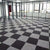 Modern Carpet Floor Tile Self Adhesive Level Loop Fade Resistant Carpet Tile Light Gray-Black Vinyl Clearhalo 'Carpet Tiles & Carpet Squares' 'carpet_tiles_carpet_squares' 'Flooring 'Home Improvement' 'home_improvement' 'home_improvement_carpet_tiles_carpet_squares' Walls and Ceiling' 7184855
