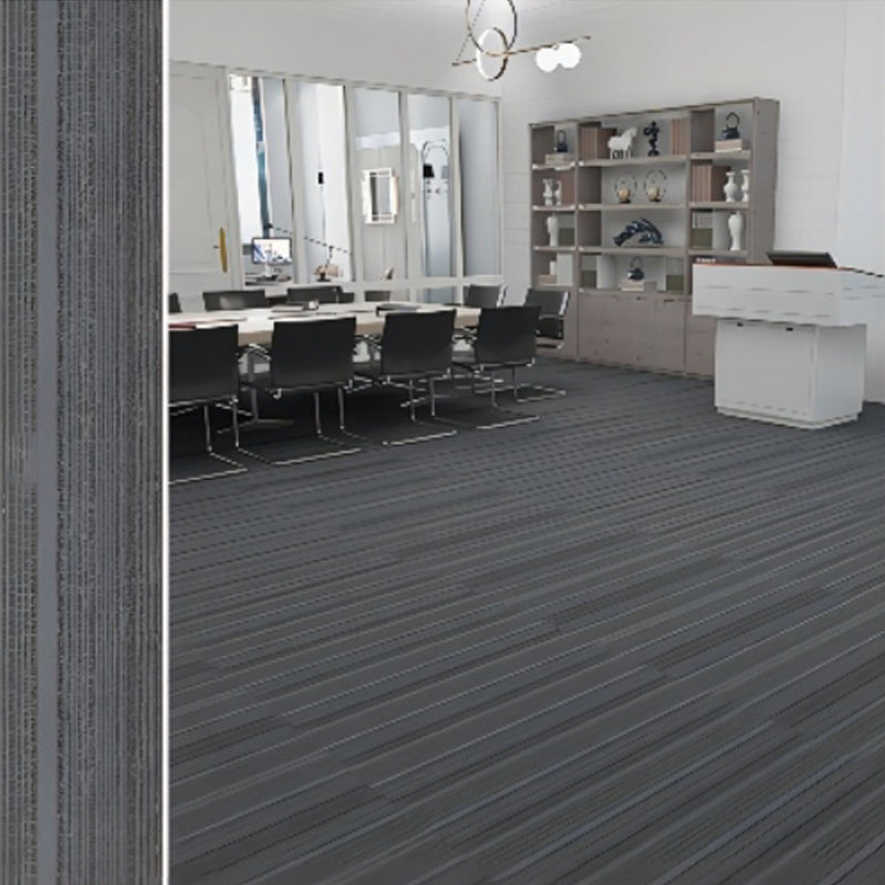 Modern Carpet Floor Tile Self Adhesive Level Loop Fade Resistant Carpet Tile Grey Clearhalo 'Carpet Tiles & Carpet Squares' 'carpet_tiles_carpet_squares' 'Flooring 'Home Improvement' 'home_improvement' 'home_improvement_carpet_tiles_carpet_squares' Walls and Ceiling' 7184872
