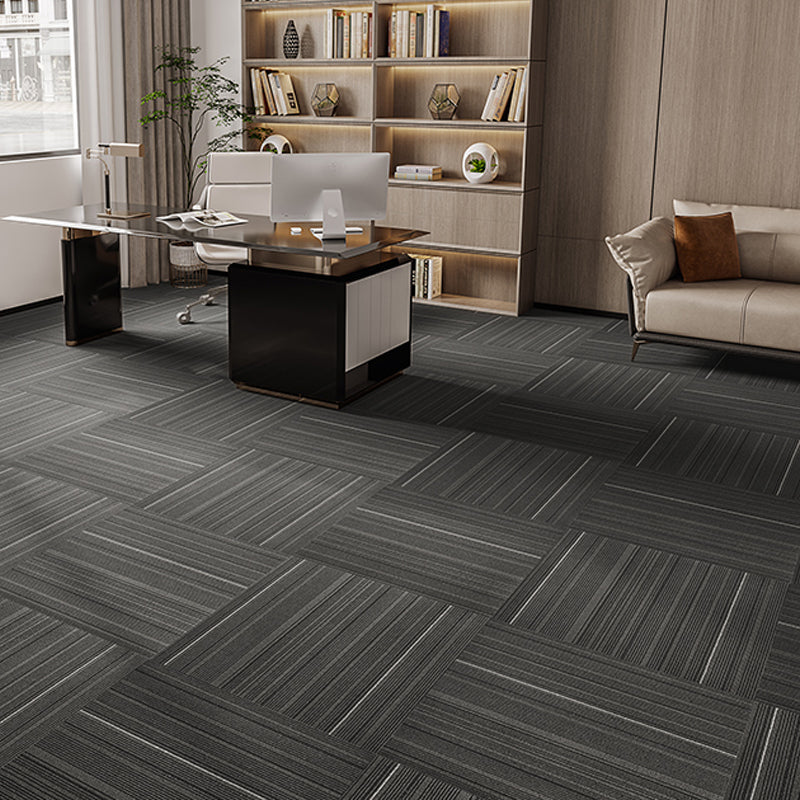 Indoor Carpet Tiles Level Loop Carpet Tiles with Fire Resistant Clearhalo 'Carpet Tiles & Carpet Squares' 'carpet_tiles_carpet_squares' 'Flooring 'Home Improvement' 'home_improvement' 'home_improvement_carpet_tiles_carpet_squares' Walls and Ceiling' 7185064