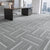 Indoor Carpet Tiles Level Loop Carpet Tiles with Fire Resistant Gray/ White/ Gray 40-Piece Set Clearhalo 'Carpet Tiles & Carpet Squares' 'carpet_tiles_carpet_squares' 'Flooring 'Home Improvement' 'home_improvement' 'home_improvement_carpet_tiles_carpet_squares' Walls and Ceiling' 7185085
