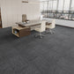 Indoor Carpet Tiles Level Loop Carpet Tiles with Fire Resistant Gray-White 40-Piece Set Clearhalo 'Carpet Tiles & Carpet Squares' 'carpet_tiles_carpet_squares' 'Flooring 'Home Improvement' 'home_improvement' 'home_improvement_carpet_tiles_carpet_squares' Walls and Ceiling' 7185088