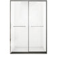 Transparent Tempered Shower Bath Door Double Sliding Framed Shower Doors Gun Grey Clearhalo 'Bathroom Remodel & Bathroom Fixtures' 'Home Improvement' 'home_improvement' 'home_improvement_shower_tub_doors' 'Shower and Tub Doors' 'shower_tub_doors' 'Showers & Bathtubs' 7187919