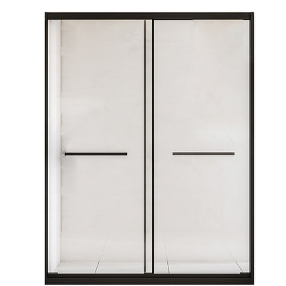 Framed Shower Bath Door Transparent Scratch Resistant Shower Door Clearhalo 'Bathroom Remodel & Bathroom Fixtures' 'Home Improvement' 'home_improvement' 'home_improvement_shower_tub_doors' 'Shower and Tub Doors' 'shower_tub_doors' 'Showers & Bathtubs' 7188078