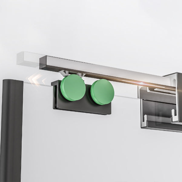 Framed Shower Bath Door Transparent Scratch Resistant Shower Door Clearhalo 'Bathroom Remodel & Bathroom Fixtures' 'Home Improvement' 'home_improvement' 'home_improvement_shower_tub_doors' 'Shower and Tub Doors' 'shower_tub_doors' 'Showers & Bathtubs' 7188082