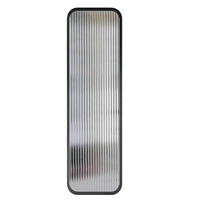 Frame Tempered Fixed Glass Panel Metal Fixed Glass Panel with Square Hardware Black Design 2 Clearhalo 'Bathroom Remodel & Bathroom Fixtures' 'Home Improvement' 'home_improvement' 'home_improvement_shower_tub_doors' 'Shower and Tub Doors' 'shower_tub_doors' 'Showers & Bathtubs' 7188114