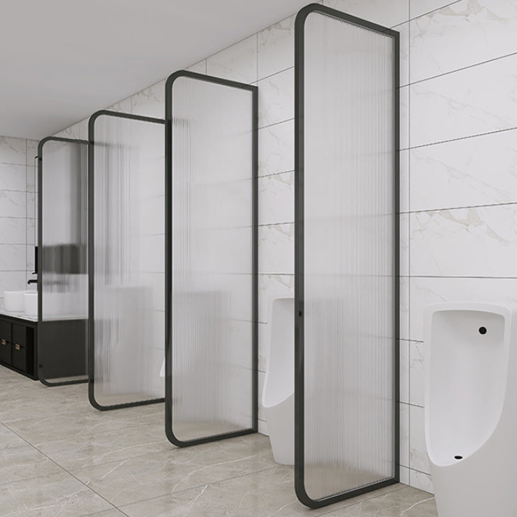 Frame Tempered Fixed Glass Panel Metal Fixed Glass Panel with Square Hardware Clearhalo 'Bathroom Remodel & Bathroom Fixtures' 'Home Improvement' 'home_improvement' 'home_improvement_shower_tub_doors' 'Shower and Tub Doors' 'shower_tub_doors' 'Showers & Bathtubs' 7188125