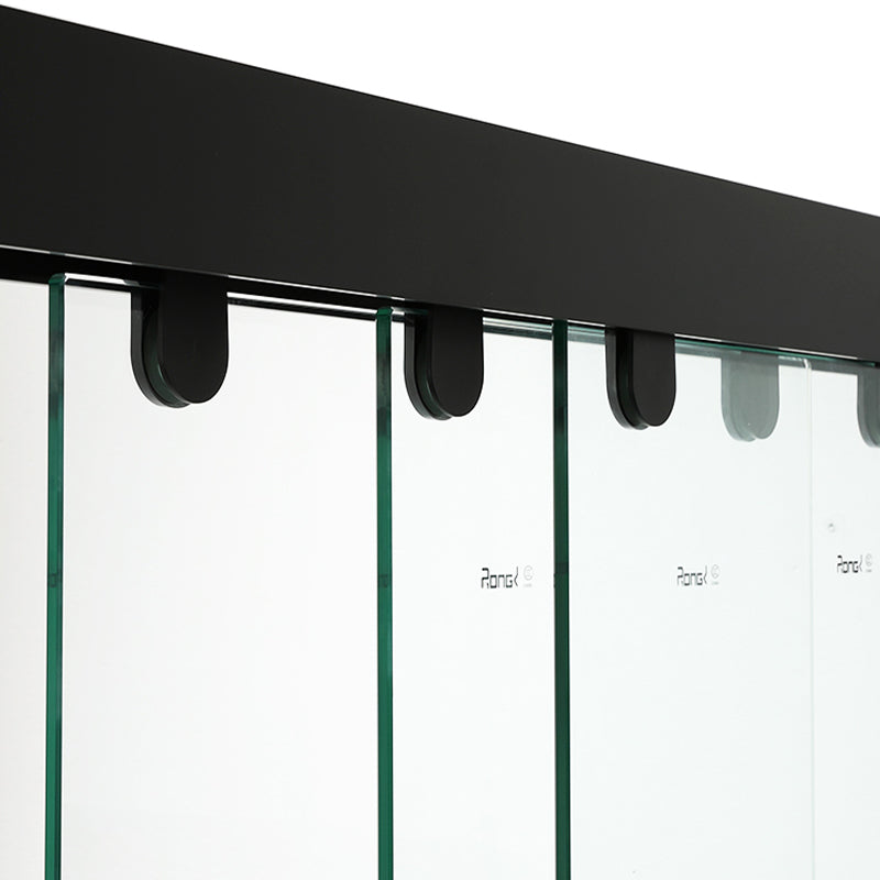 Triple Linkage Double Sliding Shower Door Tempered Glass Shower Door Clearhalo 'Bathroom Remodel & Bathroom Fixtures' 'Home Improvement' 'home_improvement' 'home_improvement_shower_tub_doors' 'Shower and Tub Doors' 'shower_tub_doors' 'Showers & Bathtubs' 7188223