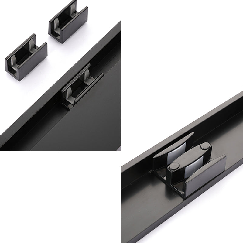 Triple Linkage Double Sliding Shower Door Tempered Glass Shower Door Clearhalo 'Bathroom Remodel & Bathroom Fixtures' 'Home Improvement' 'home_improvement' 'home_improvement_shower_tub_doors' 'Shower and Tub Doors' 'shower_tub_doors' 'Showers & Bathtubs' 7188225