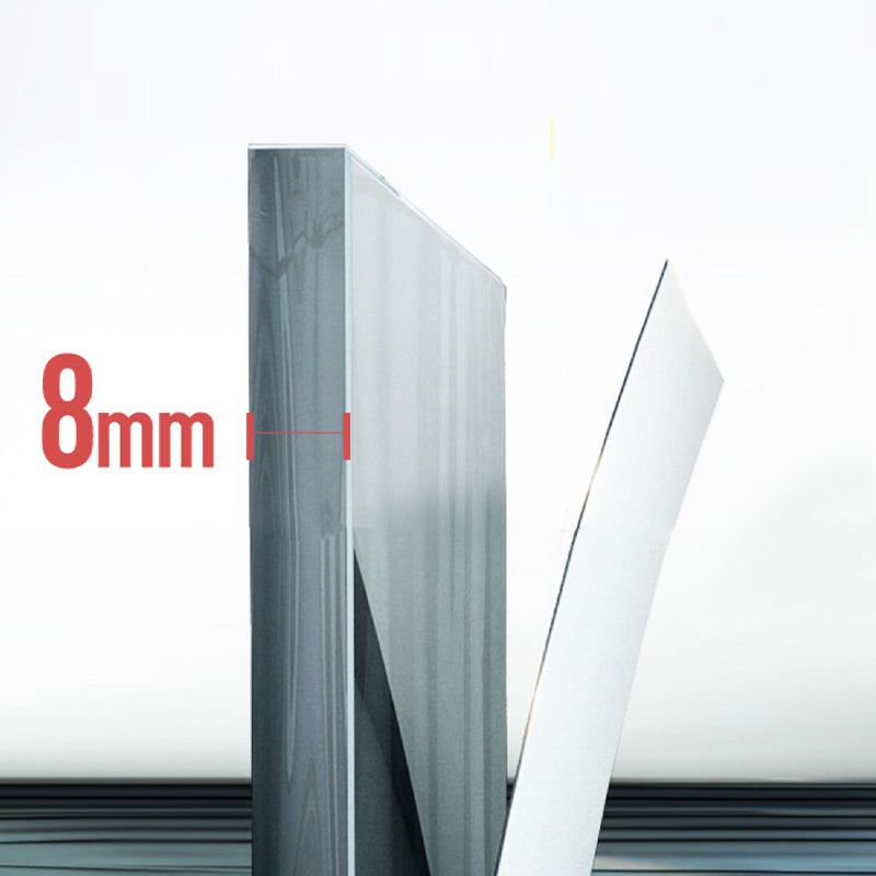 Triple Linkage Double Sliding Shower Door Tempered Glass Shower Door Clearhalo 'Bathroom Remodel & Bathroom Fixtures' 'Home Improvement' 'home_improvement' 'home_improvement_shower_tub_doors' 'Shower and Tub Doors' 'shower_tub_doors' 'Showers & Bathtubs' 7188226