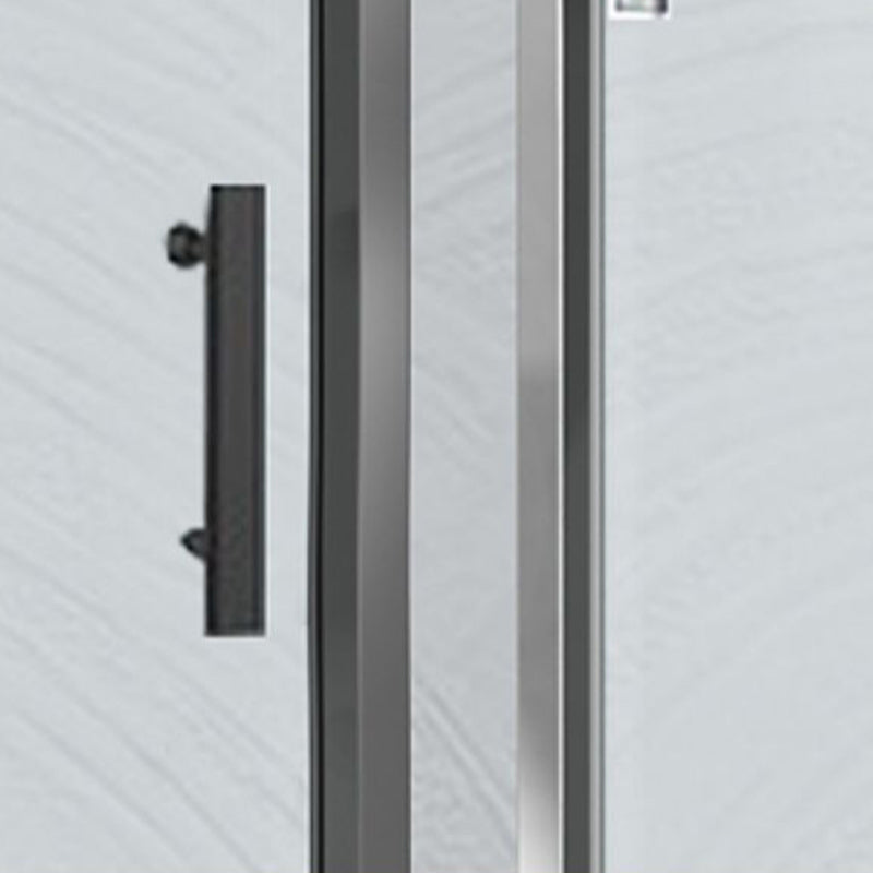 One-shaped Sliding Shower Bath Door Transparent Tempered Glass Shower Door Clearhalo 'Bathroom Remodel & Bathroom Fixtures' 'Home Improvement' 'home_improvement' 'home_improvement_shower_tub_doors' 'Shower and Tub Doors' 'shower_tub_doors' 'Showers & Bathtubs' 7188292