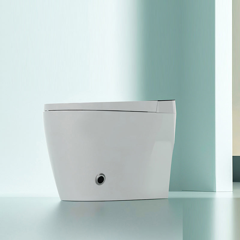 Modern All In One ABS Toilet Floor Mounted Siphon Jet Flush Toilet Heating Seat Ring （Standard ) Clearhalo 'Bathroom Remodel & Bathroom Fixtures' 'Home Improvement' 'home_improvement' 'home_improvement_toilets' 'Toilets & Bidets' 'Toilets' 7194596